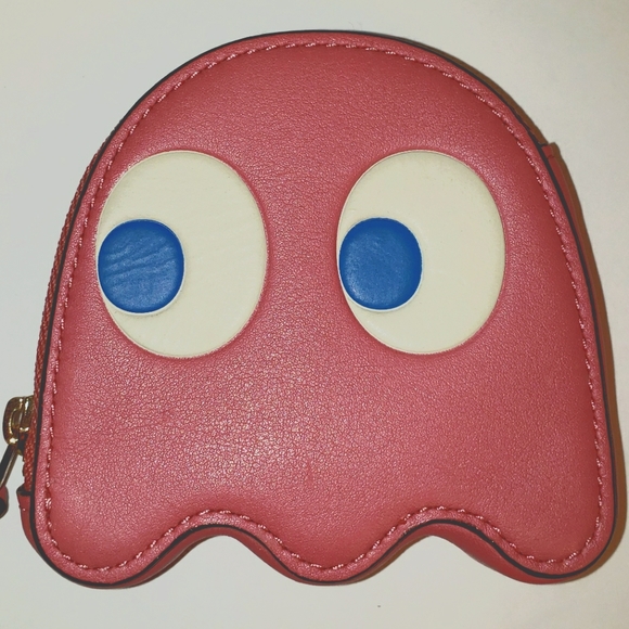 Coach Handbags - PAC-MAN Limited Edition Ghost Coin Purse~ Pinky ~EUC